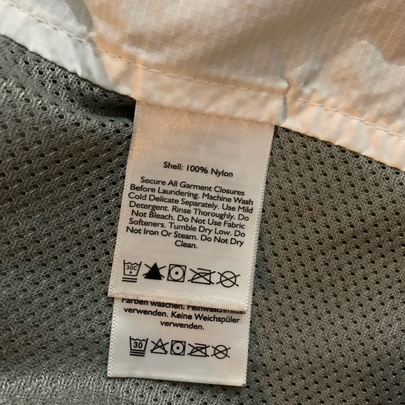 Eddie Bauer - Men’s White Rain Jacket - Picture 5 of 7